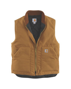 Carhartt 106676 Iconic V01 Firm Duck Insulated Rib Collar Gilet