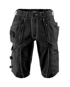 Snickers 6172 FlexiWork Shorts Detachable Holster Pockets (Black)