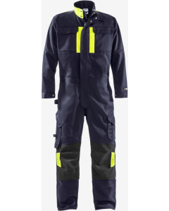 Fristads Flame Welding Coverall - 8044 WEL (Navy/Hi-Vis Yellow)