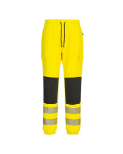 Portwest KX346 PW3 Hi-Vis Flexi Jogger (Yellow/Black) - XL - SALE