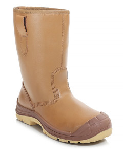 PERF PB43C Unlined Safety Rigger Boots - S3 SRC - Tan