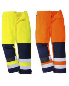 Portwest TX71 Seville Hi-Vis Contrast Work Trousers - Class 2, Rail Spec