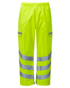 Pulsar P206TRS Hi-Vis Class 2 Over Trouser - Waterproof (High Vis Yellow)