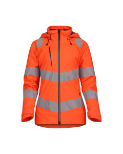 PULSAR REACT RCT851 - Women's Hi-Vis Waterproof Shell Jacket - Rail Spec, Class 3 (Hi-Vis Orange)
