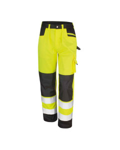 Result RS327 Safe-Guard Hi-Vis Cargo Trousers (Hi Vis Yellow) - Large - SALE