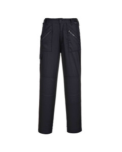 Portwest S687 Women's Action Trousers - Multiple Utility Pockets (Black) - Small (Regular Leg) - SALE