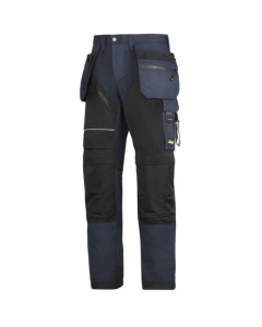 Snickers 6202 RuffWork Plus Work Trousers Holster Pockets (Navy) - 30 W 32 L (Snickers Size 44) - SALE