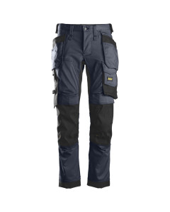 Snickers 6241 AllroundWork Stretch Work Trousers with Holster Pockets (Navy/Black)