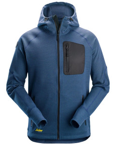 Snickers 8041 FlexiWork Fleece Hoodie (Deep Blue)