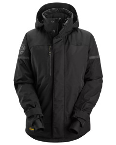 Snickers 1177 AllroundWork Women's Waterproof Insulated Jacket (Black)