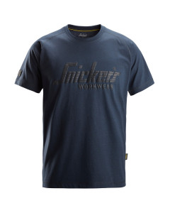 Snickers 2590 Logo T-Shirt (Navy Melange)