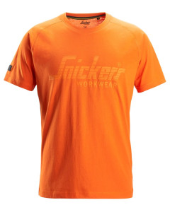 Snickers 2590 Logo T-Shirt (Warm Orange)
