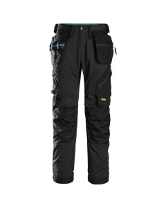 Snickers 6210 LiteWork 37.5 Lightweight Work Trousers Holster Pockets (Black) - 33 W 35 L (Snickers Size 148) - SALE