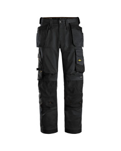 Snickers 6271 Full Stretch Trousers with Holster Pockets | Black