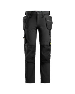 Snickers 6271 Full Stretch Trousers with Holster Pockets (Black/Black)