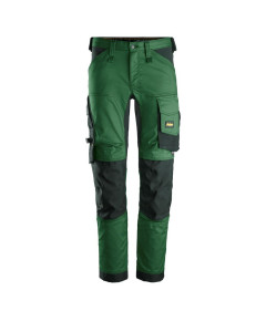 Snickers 6341 AllroundWork Stretch Work Trousers without Holster Pockets (Forest Green / Black)