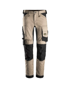 Snickers 6341 AllroundWork Stretch Work Trousers without Holster Pockets (Khaki / Black)