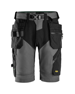 Snickers 6904 FlexiWork Work Shorts+ with Holster Pockets (Khaki