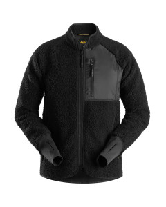 Snickers 8021 AllroundWork Pile Full Zip Jacket (Black)