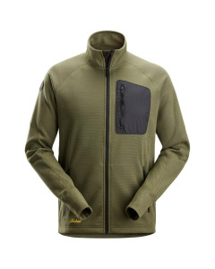 Snickers 8042 FlexiWork Fleece Jacket (Khaki Green)