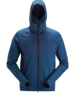 Snickers 8405 Flexiwork Full-Zip Midlayer Hoodie (Deep Blue / Deep Blue)