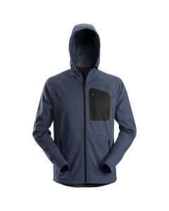 Snickers 8041 FlexiWork Fleece Hoodie (Navy/Black)