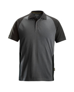 Snickers 2750 Two-Coloured Polo Shirt (Steel Grey / Black)