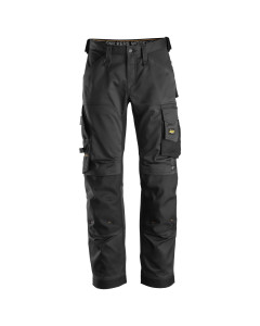 Snickers 6351 AllroundWork Stretch Loose fit Work Trousers (Black/Black)