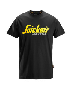 Snickers 2586 Classic Logo T-Shirt (Black)