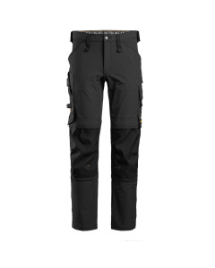 Snickers 6371 AllroundWork Full Stretch Trouser without Holster Pockets (Black/Black)