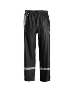 Snickers 8201 Rain Trousers, Waterproof PU (Black)