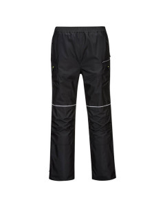 Portwest T604 PW3 Rain Trousers - Waterproof & Breathable (Black) - Large - SALE