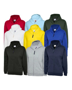 Uneek UC506 Childrens Full Zip Hooded Sweatshirt