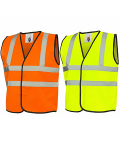 Uneek UC806 Children's High Visibility Waist Coat - Unisex