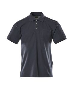 MASCOT 00783 Borneo Crossover Polo Shirt With Chest Pocket - Navy