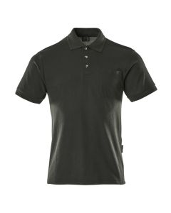 MASCOT 00783 Borneo Crossover Polo Shirt With Chest Pocket - Black
