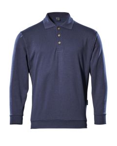 MASCOT 00785 Trinidad Crossover Polo Sweatshirt - Navy