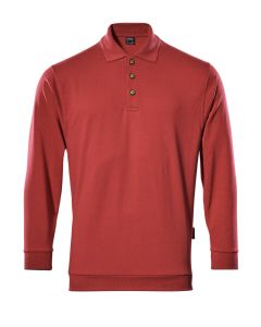 MASCOT 00785 Trinidad Crossover Polo Sweatshirt - Red