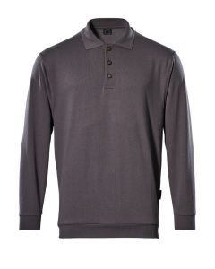 MASCOT 00785 Trinidad Crossover Polo Sweatshirt - Anthracite