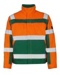 MASCOT 07109 Cameta Safe Compete Jacket - Hi-Vis Orange/Green