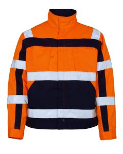 MASCOT 07109 Cameta Safe Compete Jacket - Hi-Vis Orange/Navy