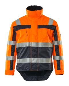MASCOT 07223 Teresina Safe Compete Winter Jacket - Hi-Vis Orange/Navy