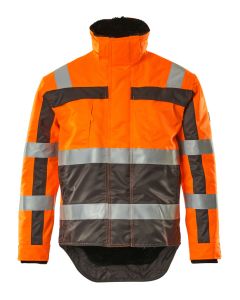MASCOT 07223 Teresina Safe Compete Winter Jacket - Hi-Vis Orange/Anthracite