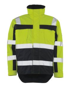 MASCOT 07223 Teresina Safe Compete Winter Jacket - Hi-Vis Yellow/Navy