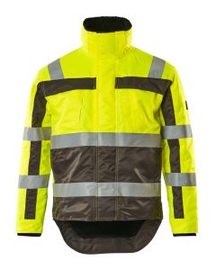 MASCOT 07223 Teresina Safe Compete Winter Jacket - Hi-Vis Yellow/Anthracite
