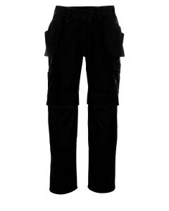 MASCOT 10131 Springfield Industry Trousers With Holster Pockets - Black