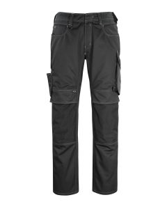 MASCOT 12179 Erlangen Unique Trousers With Kneepad Pockets - Black/Dark Anthracite