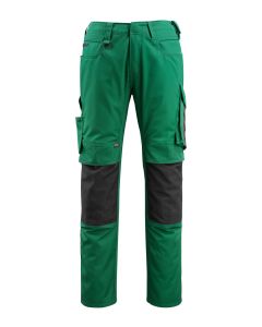 MASCOT 12679 Mannheim Unique Trousers With Kneepad Pockets - Green/Black