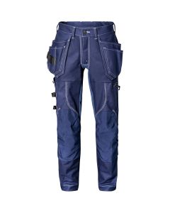 Fristads Craftsman Stretch Trousers - 2604 FASG - 100% Cotton (Dark Blue)