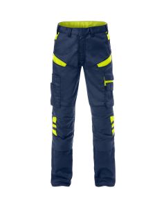 Fristads Trousers  2555 STFP  (Navy/High Vis Yellow)